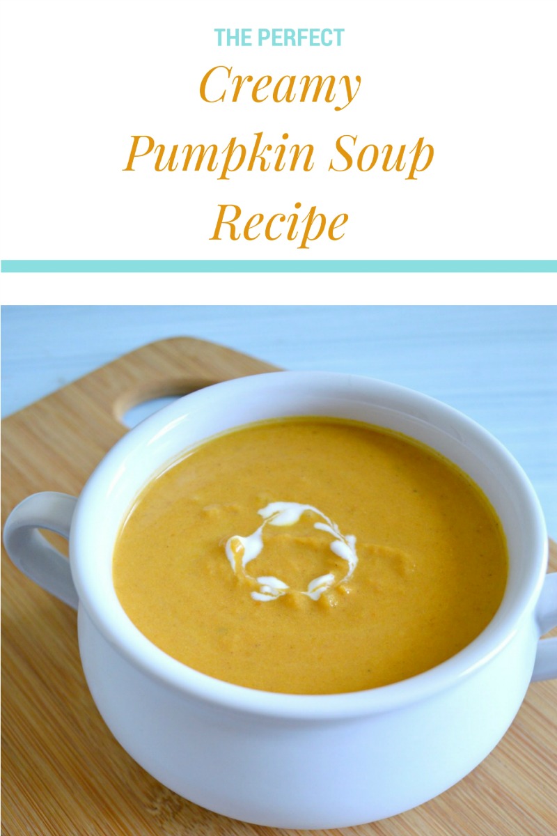 This pumpkin soup is so smooth and creamy, perfect for a crisp autumn meal!