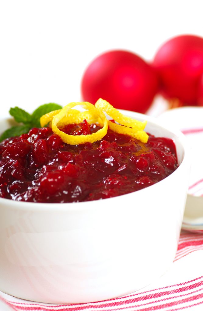 Spiced Holiday cranberry sauce 