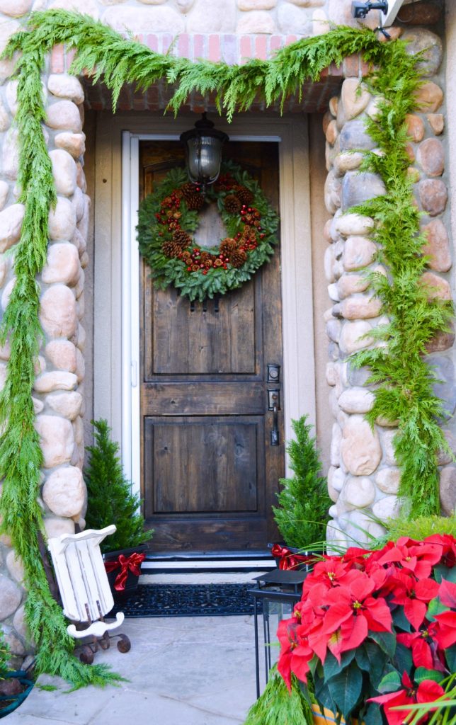 how-to-decorate-a-small-front-porch-with-fresh-garland