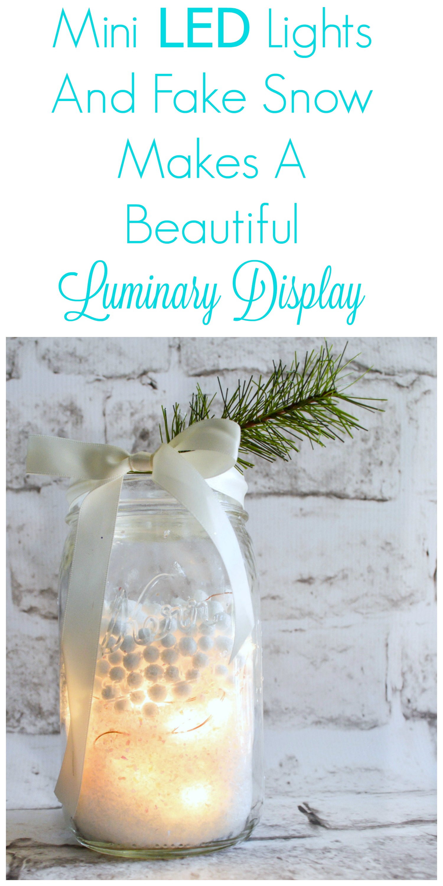 Such a great idea and so pretty inside a mason jar