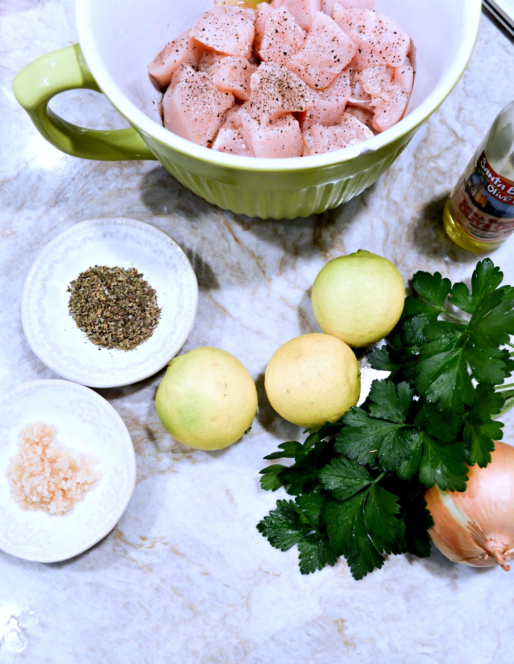 Great Recipe for Greek Lemon Chicken Kabob's