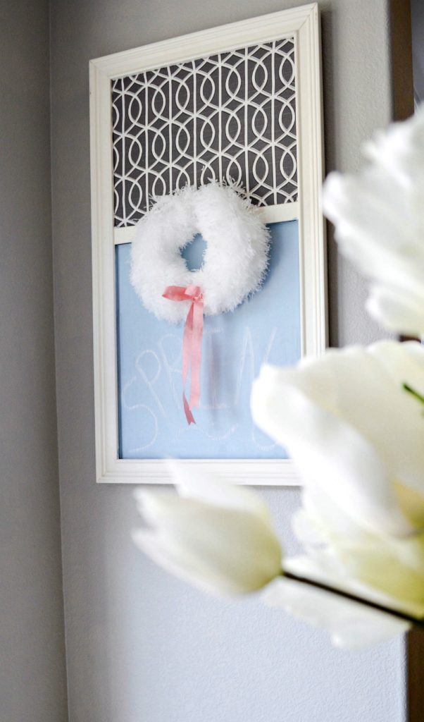 Take A Dollar Store Duster And Turn It Into A Beautiful Spring Wreath