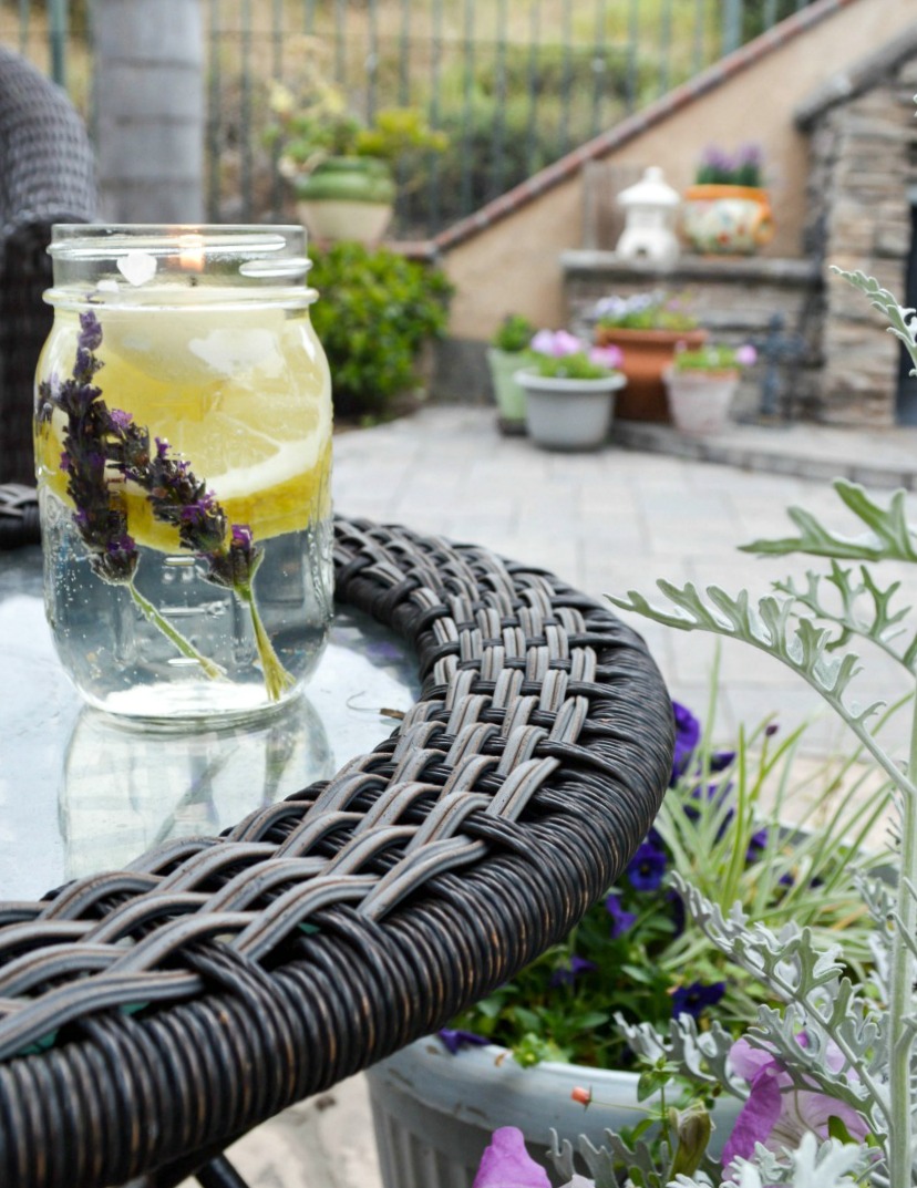 Bug Repellent Mason Jar Luminaries