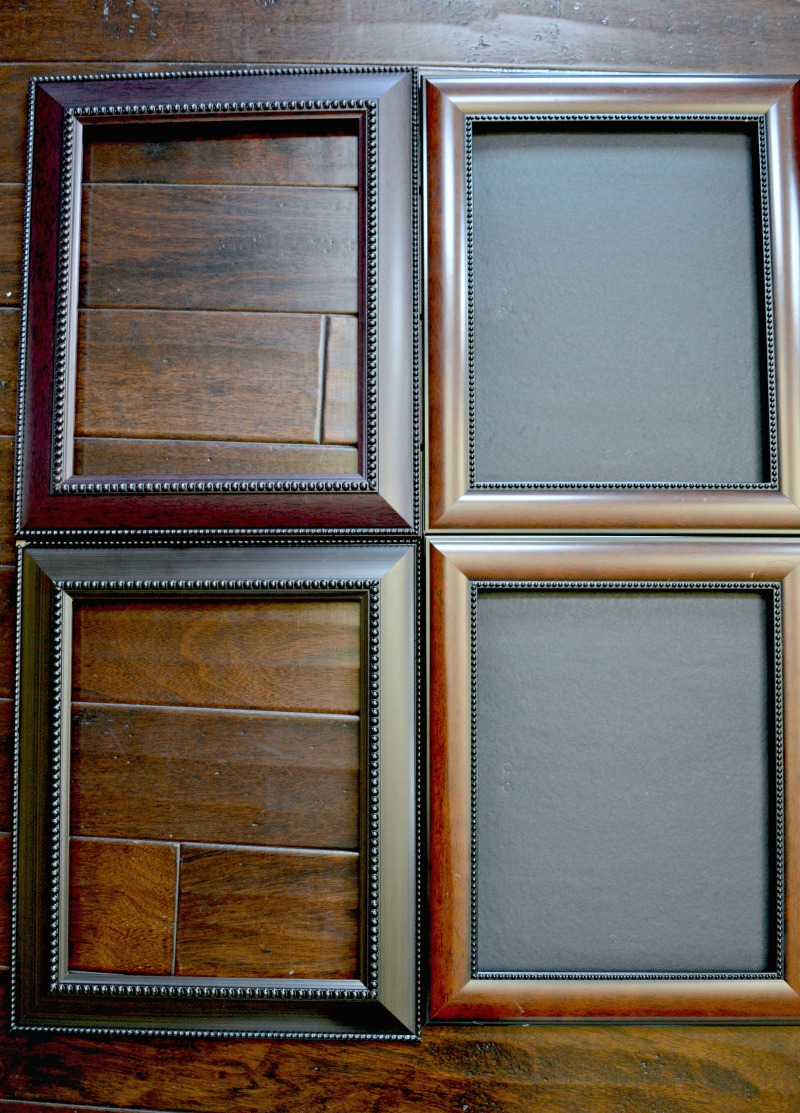 painting picture frames with chalk paint