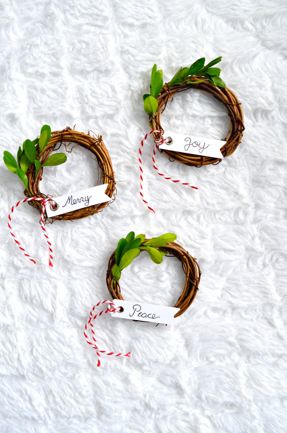 DIY Grapevine Ornament Wreath