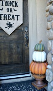 trick or treat decor for the door