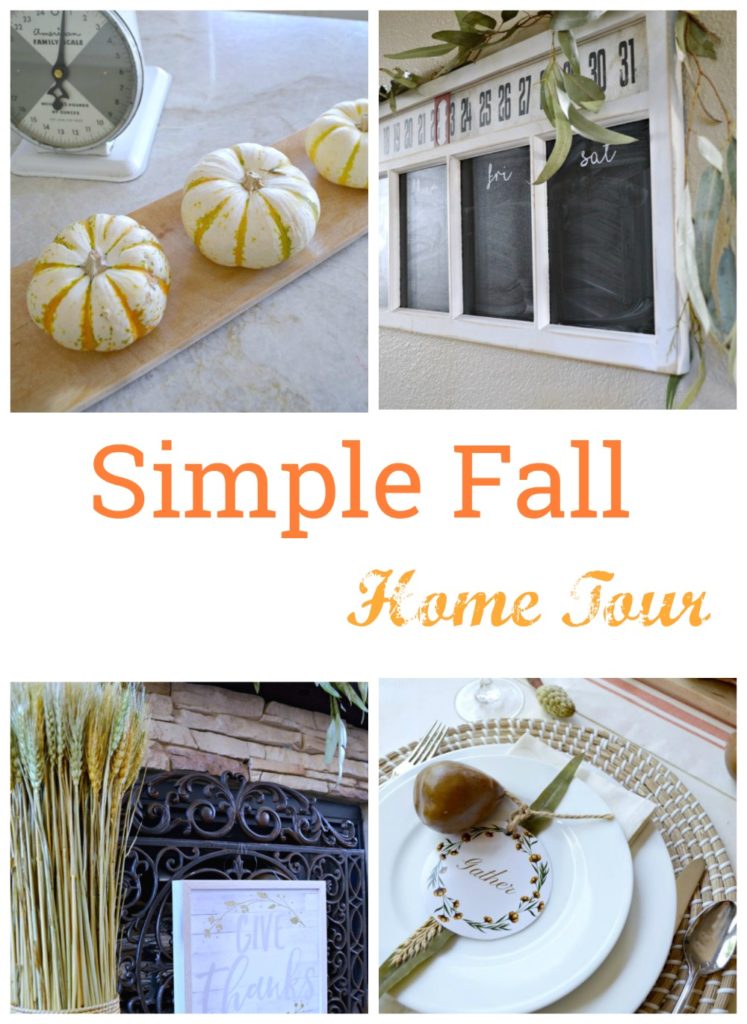 simple and elegant fall home tour