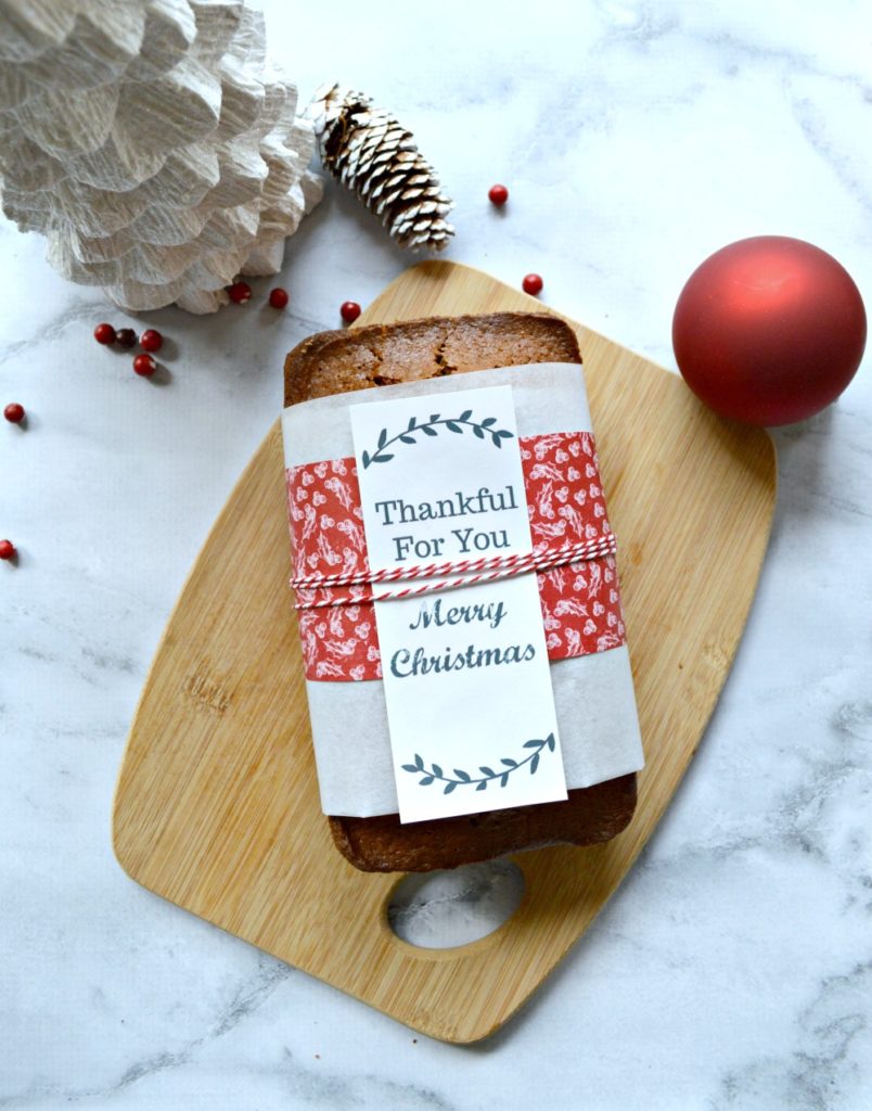 Download these free bread wrapper printables and give them to friends and family for the holidays wrapped around a warm loaf of bread
