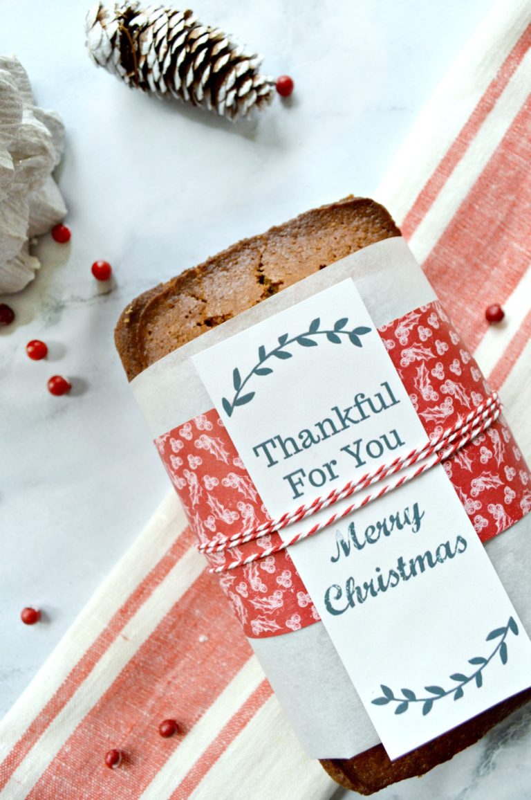 Download these free bread wrapper printables and give them to friends and family for the holidays wrapped around a warm loaf of bread
