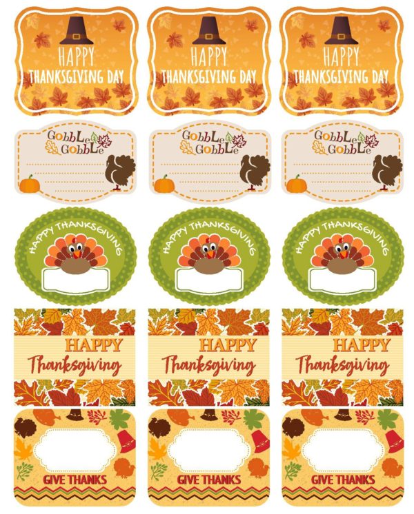 Free And Editable Thanksgiving Printables - My Uncommon Slice of Suburbia