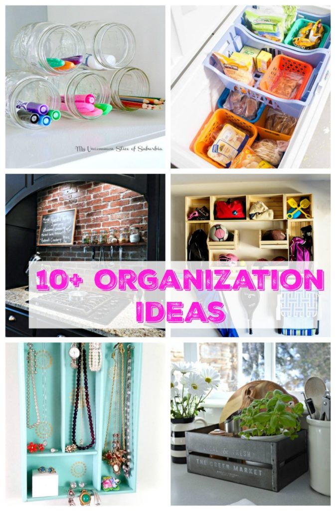 10 Plus Organization Ideas - My Uncommon Slice of Suburbia