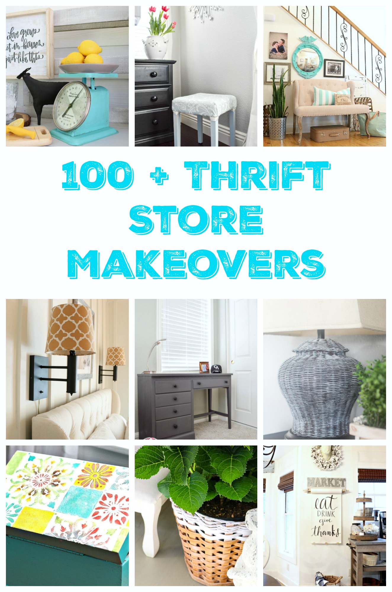 100 Plus Thrift Store Makeovers