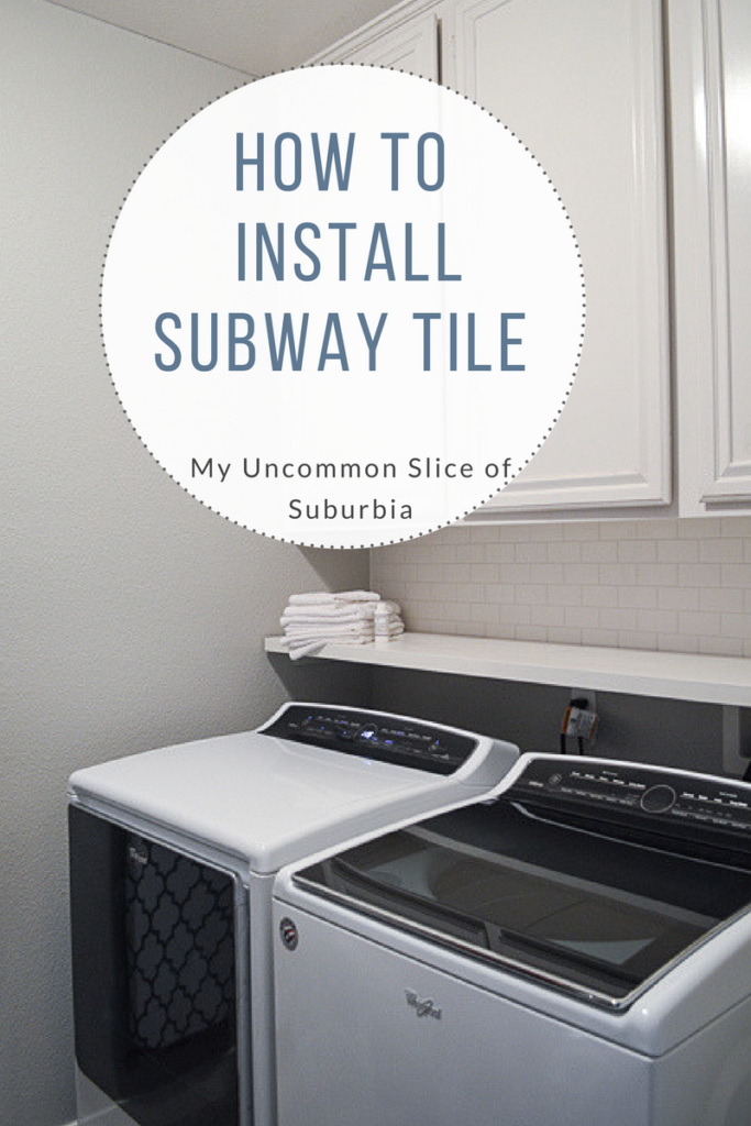 How to Install Subway Tile