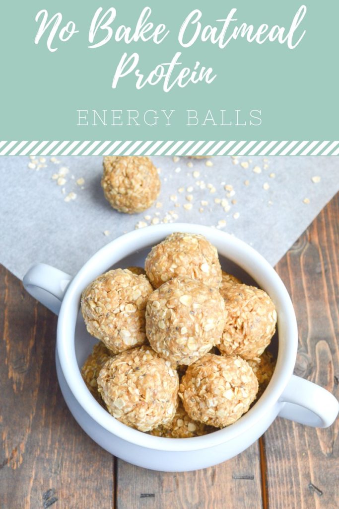 No Bake Oatmeal Protein Energy Balls, so delicious and healthy!