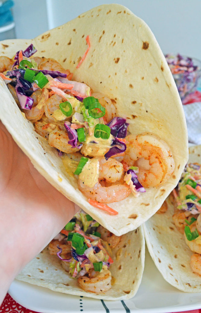 THese delicious Shrimp taco's are so good, you wont have any leftovers!