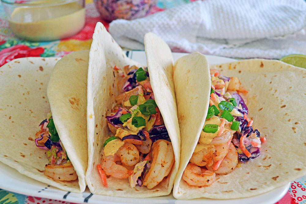 THese delicious Shrimp taco's are so good, you wont have any leftovers!