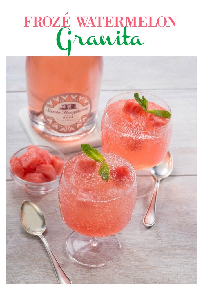 Delicious recipe for Froze watermelon Granita