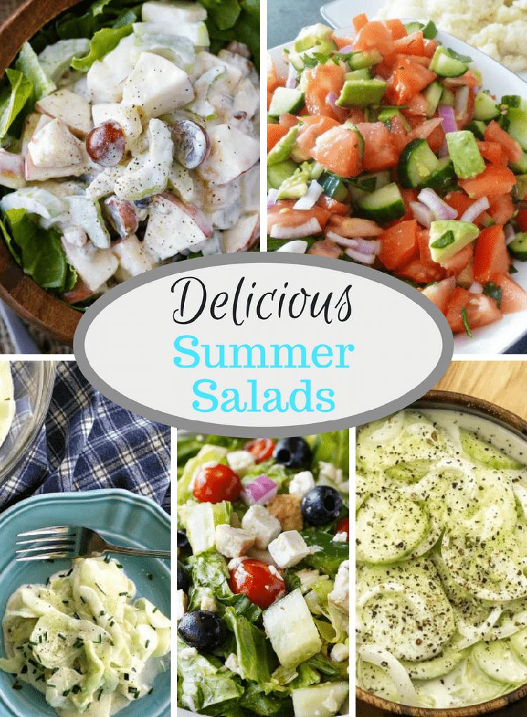Summer Salads At Inspire Me Monday #226