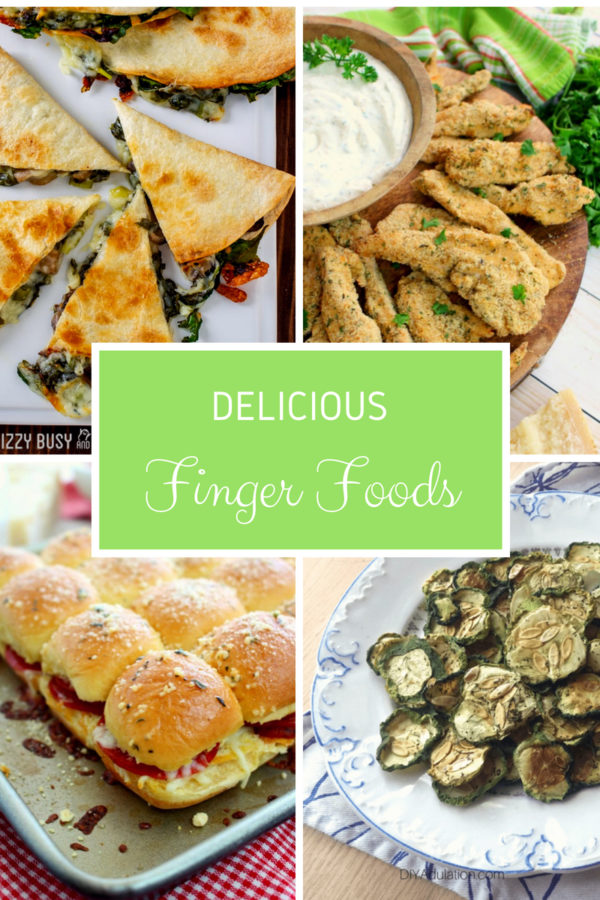 Delicious finger foods at Inspire Me Monday #231 - My Uncommon Slice of ...