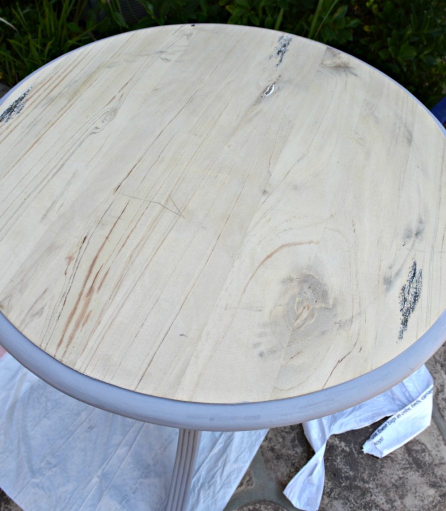 Table Makeover Using Weatherwood Stains