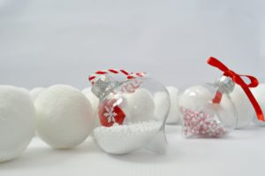 Learn how to make this fun glass filled ornaments