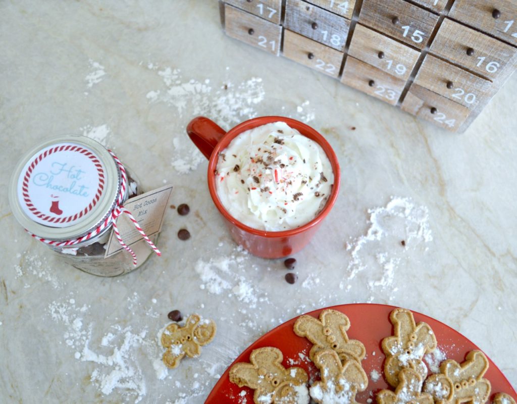 Free Printables for Hot chocolate in a jar gifts