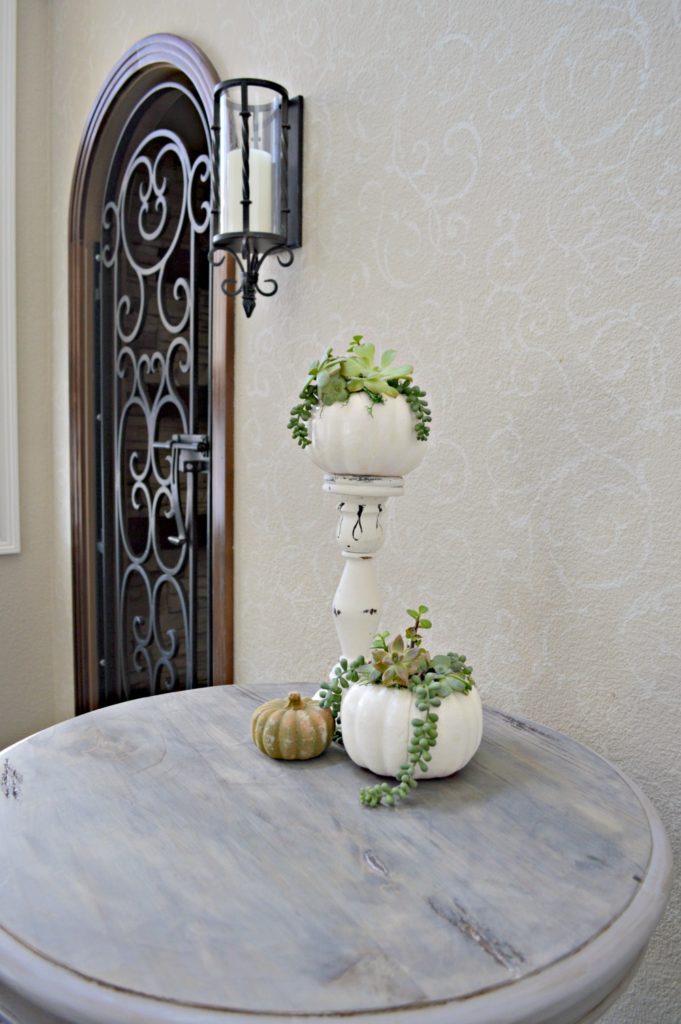 Table makeover using weatherwood stains. you can obtain the look of barn wood or drift wood in only minutes