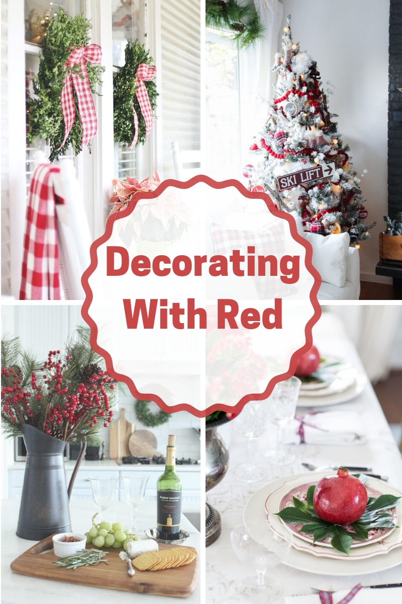 Red And White Christmas Decorations - Taryn Whiteaker Designs