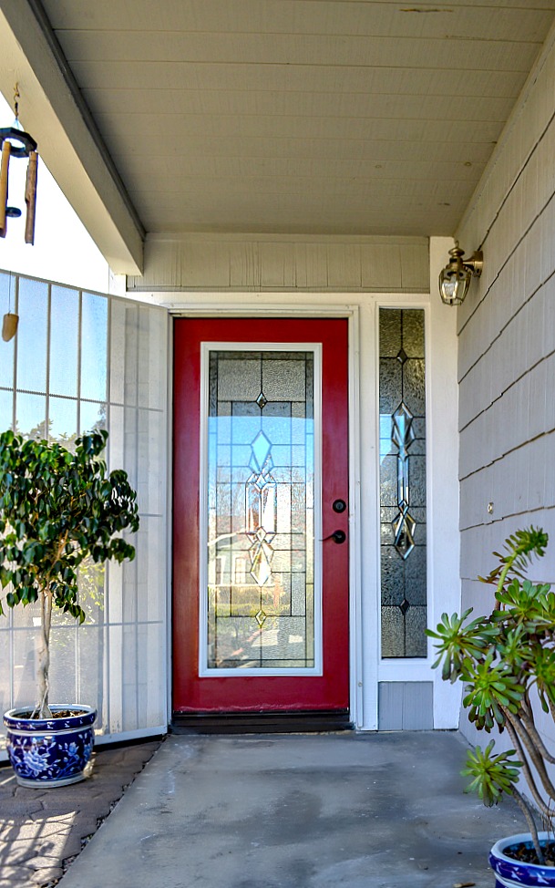 How To Add A Glass Door Insert Into A Exterior Door My Slice