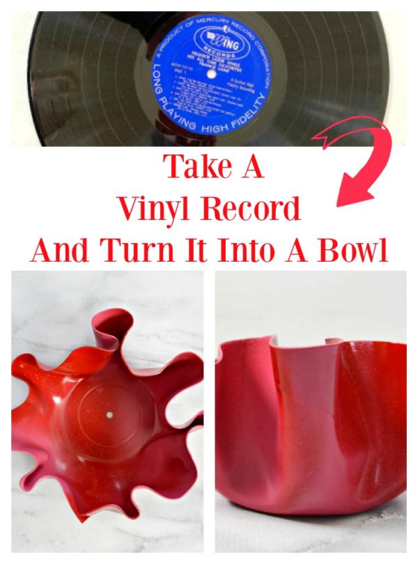 How To Make A Bowl Out Of A Vinyl Record - My Uncommon Slice Of Suburbia