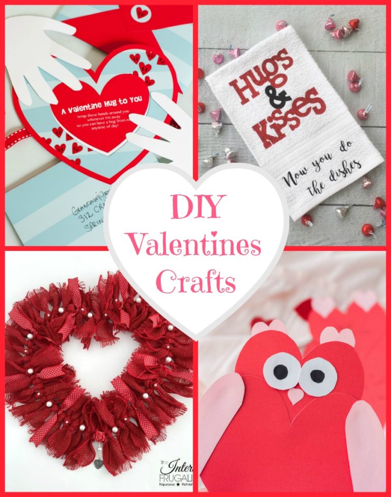 DIY Valentine Crafts at Inspire Me Monday #254