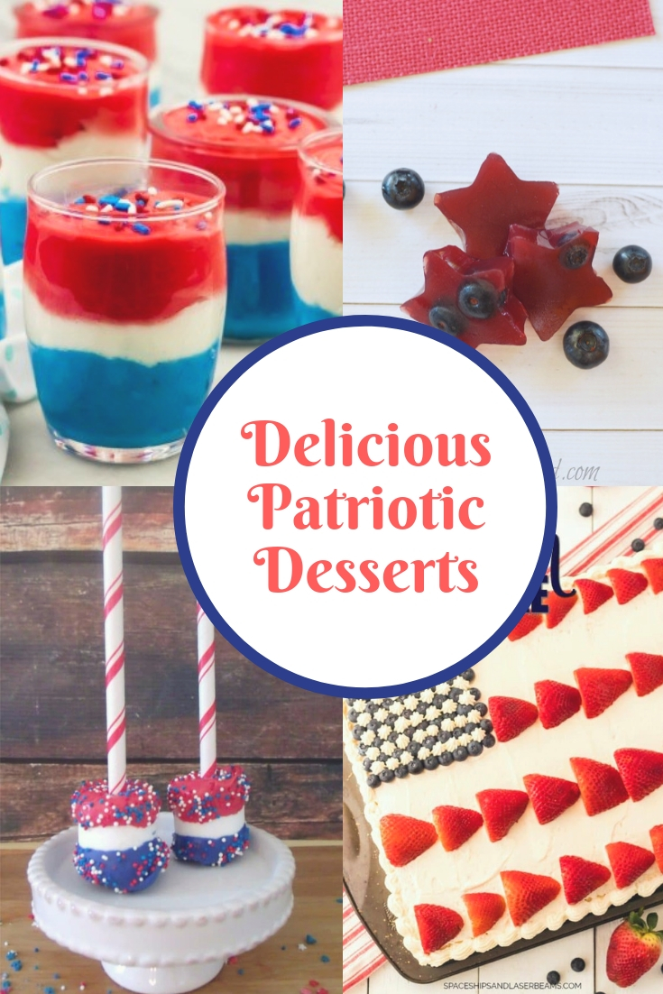 Patriotic Desserts At Inspire Me Monday
