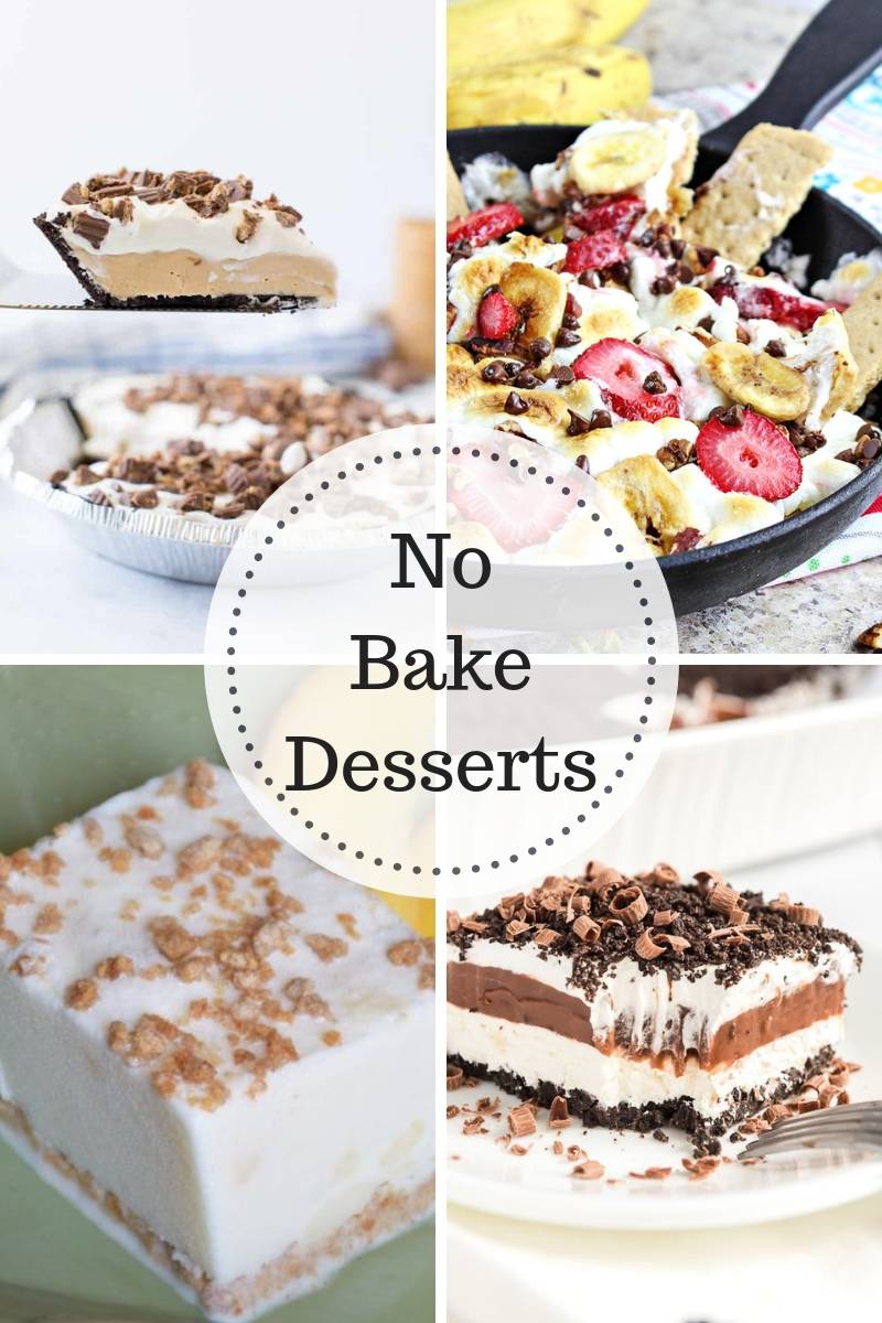 No Bake Desserts At Inspire Me Monday