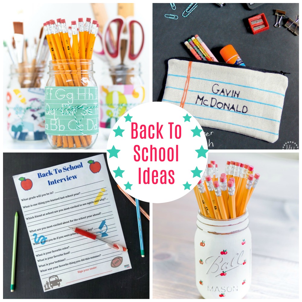 Back To School Ideas At Inspire Me Monday