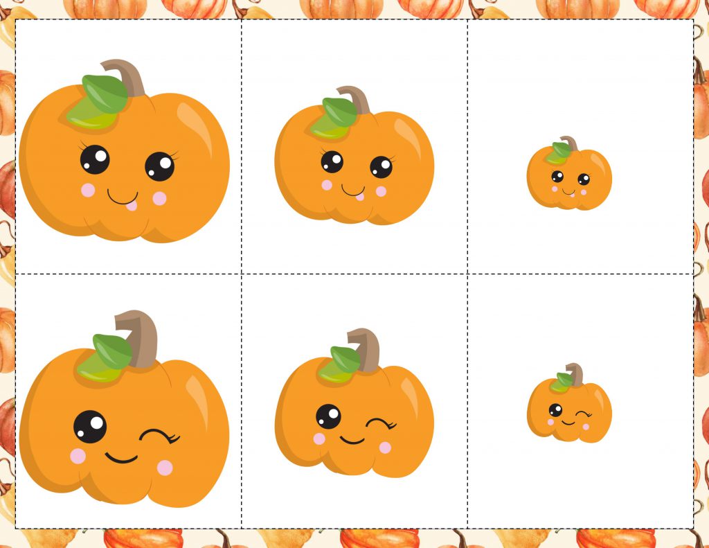 The kids are going to LOVE this free Pumpkin Sorting game! Sorting activities teach little ones that each object belongs to a group. Sorting objects into distinct groups also requires using logical thinking. This is a very important skill that our kids are working on developing. 