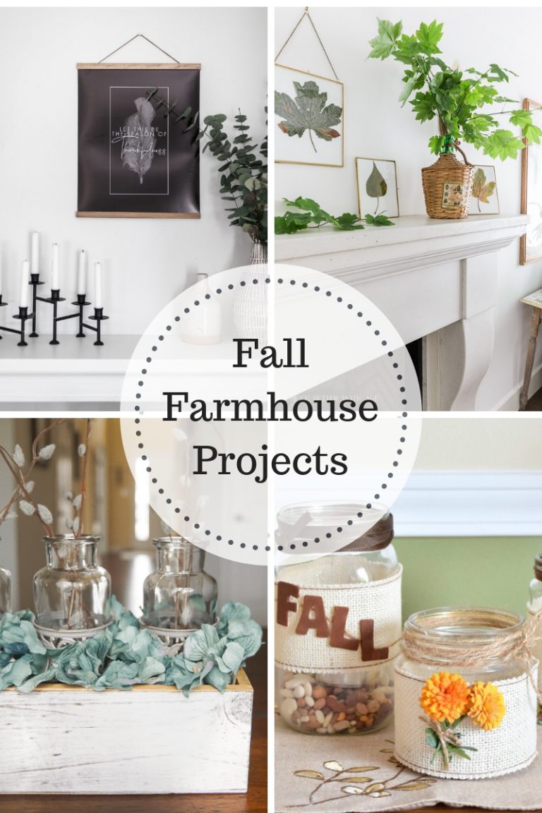 Fall Farmhouse Projects at Inspire Me Monday