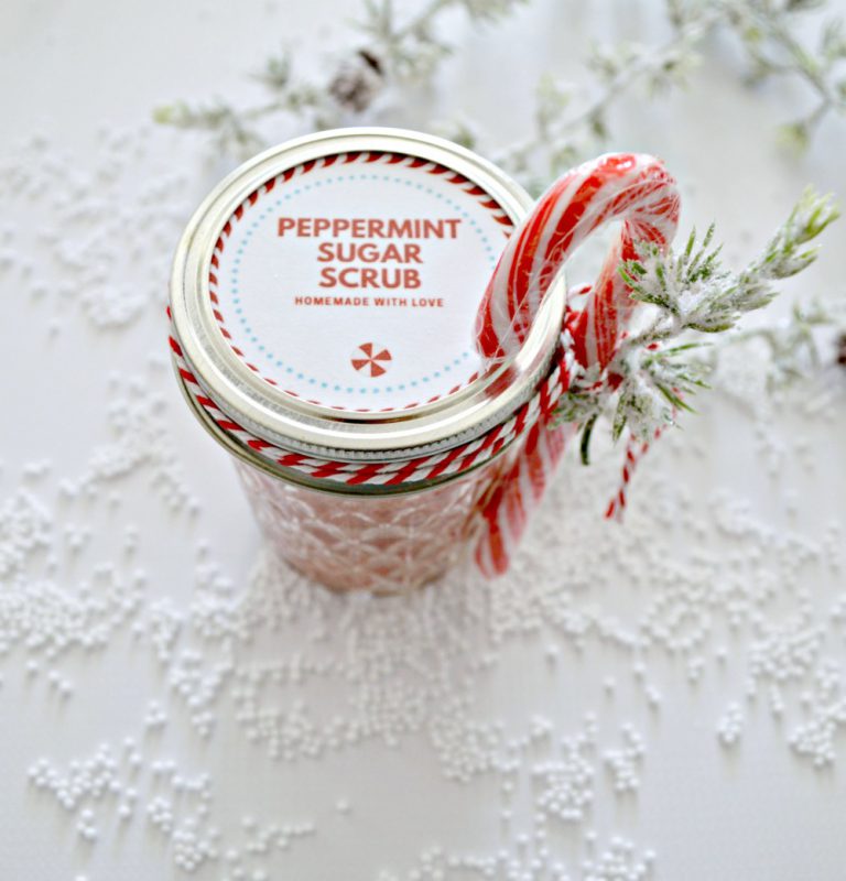 Homemade Peppermint Sugar Scrub