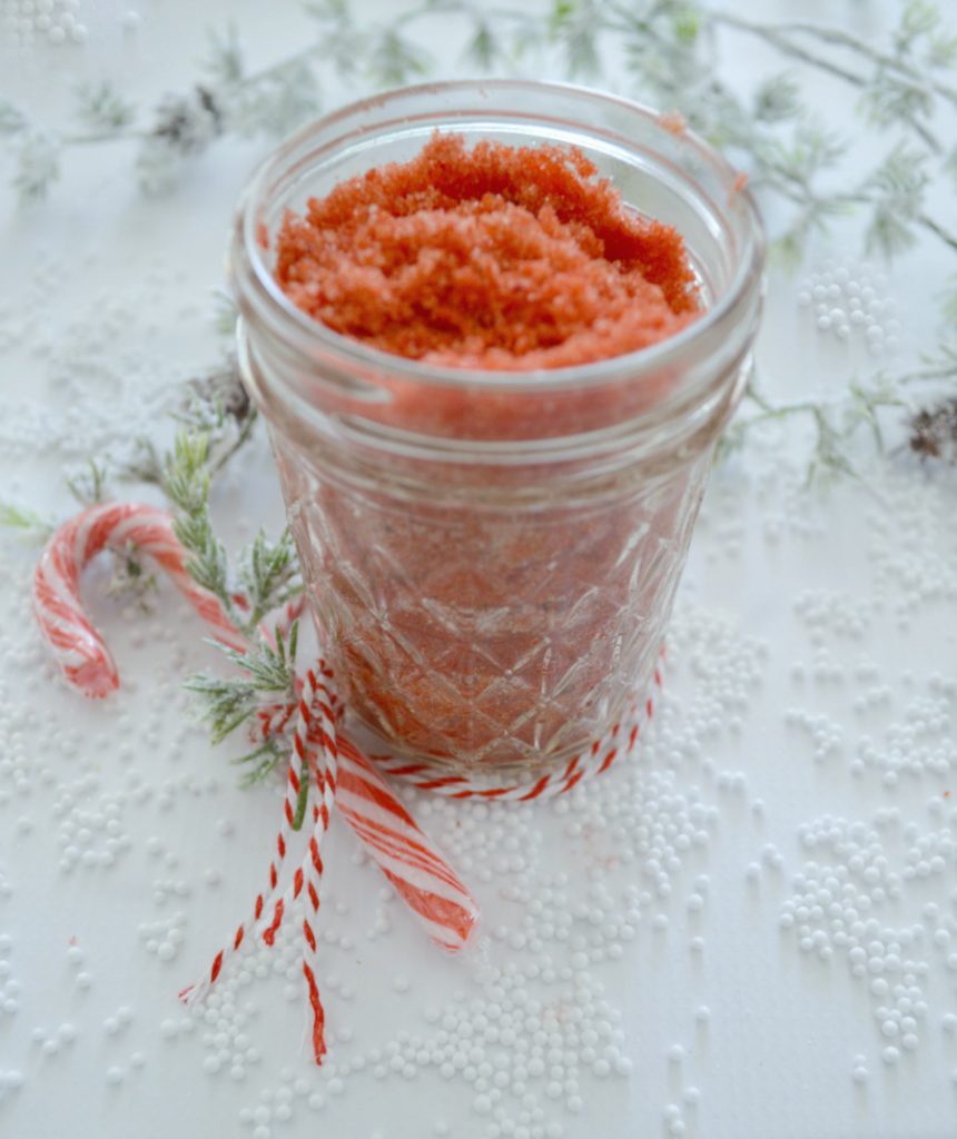 How to make peppermint sugar scrub