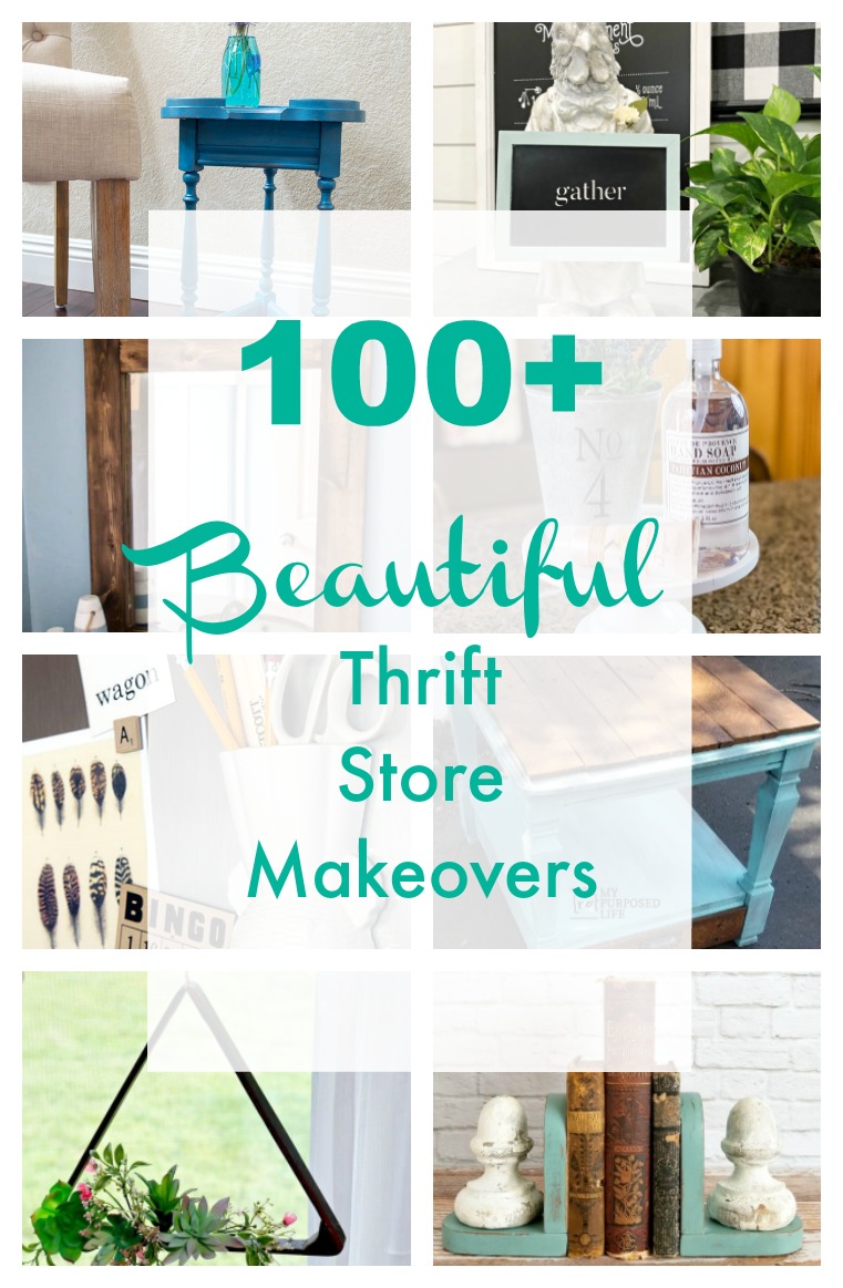 Over 100 Beautiful Thrift Store Makeovers