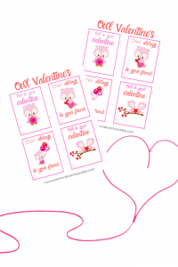 Owl Valentine Cards Free Printable - My Uncommon Slice of Suburbia