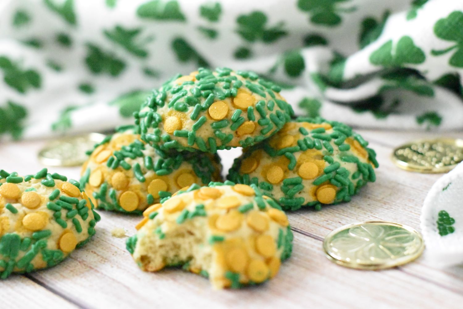 Saint Patrick’s Day Sprinkle Cookies