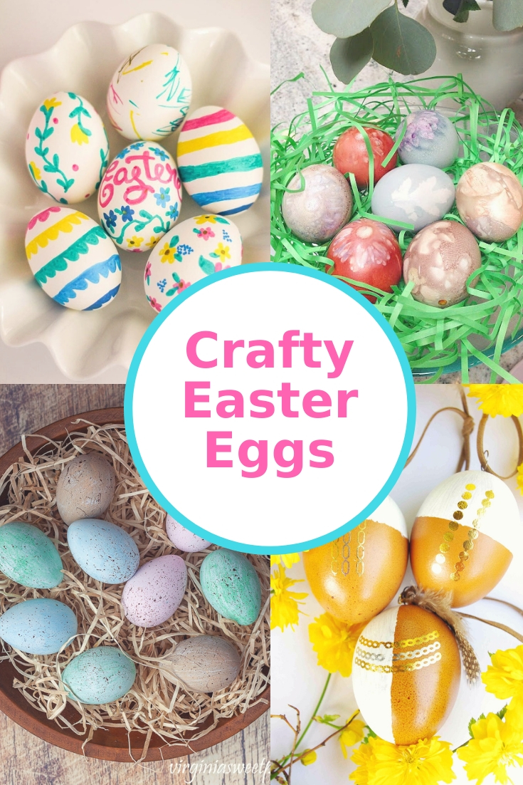Crafty Easter Eggs At Inspire Me Monday