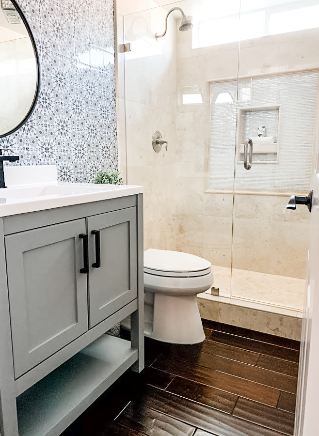 Modern Farmhouse Bathroom Reveal - Shanty 2 Chic