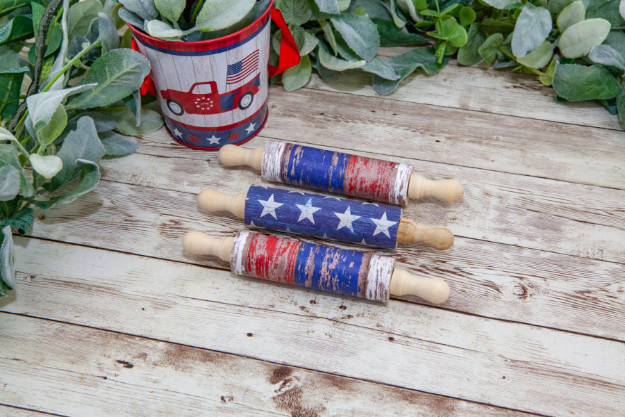 Patriotic Mini Rolling Pins