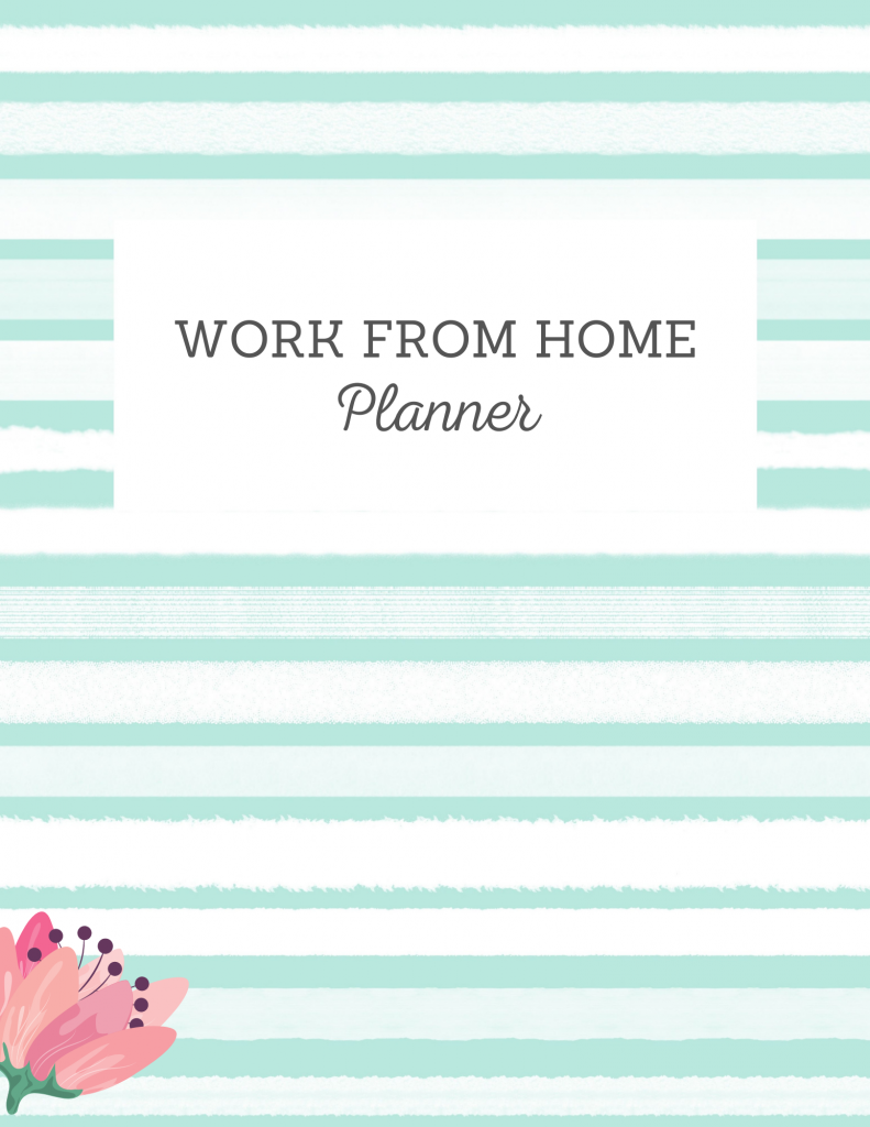 Work From Home Planner Free Download - My Uncommon Slice of Suburbia