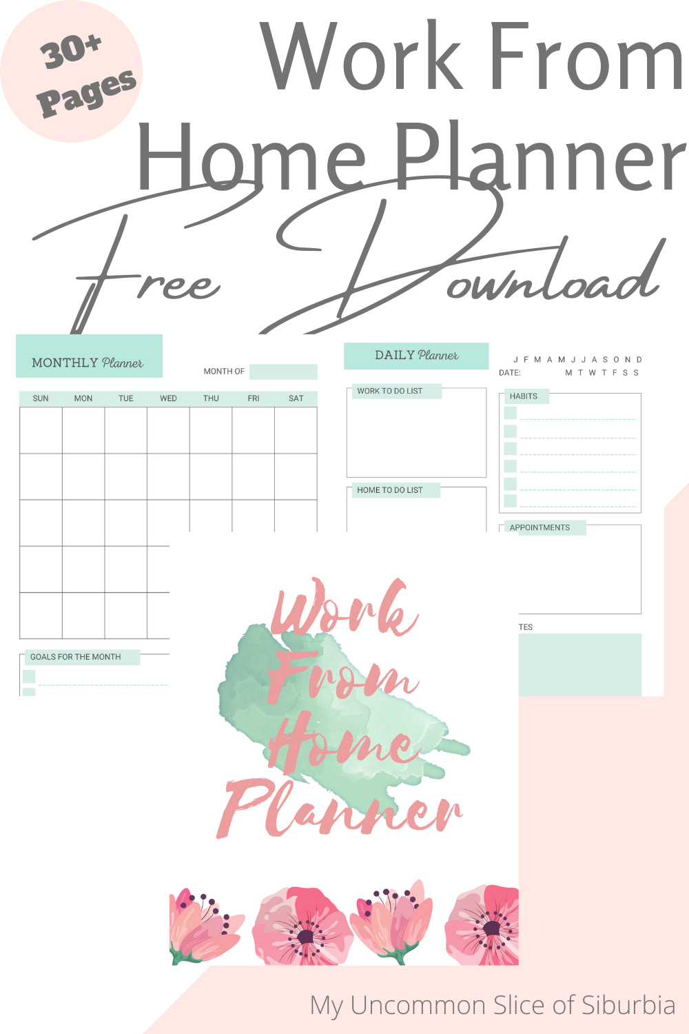 Work From Home Planner Free Download