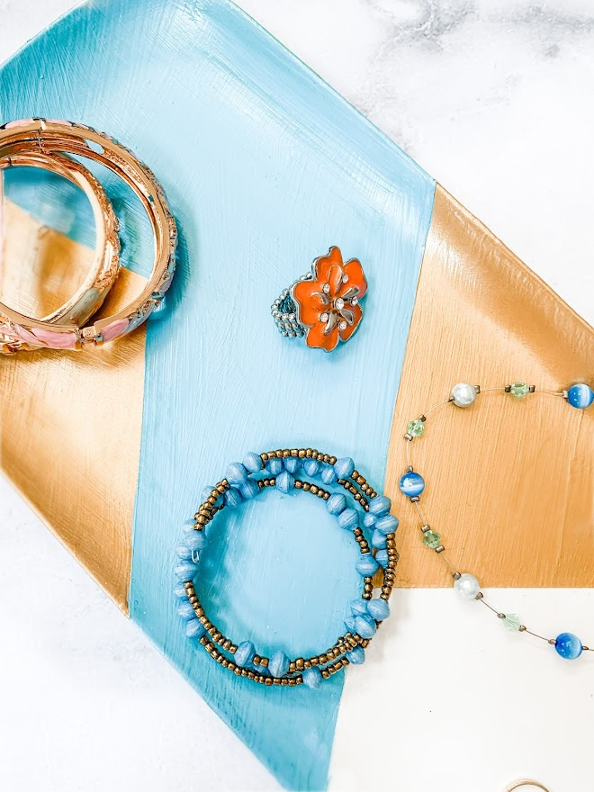 Make a Jewelry Dish and Bracelet Holder Using Thrift Store Finds