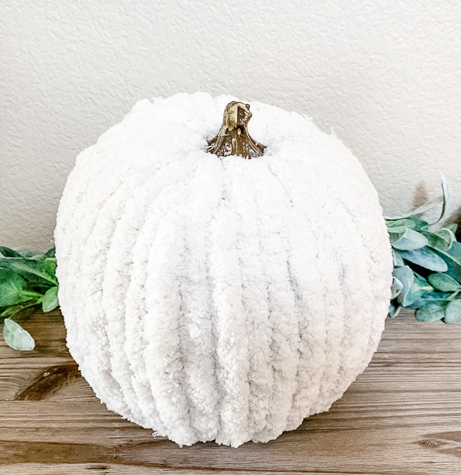 How To Make A Easy Chunky Knit Pumpkin