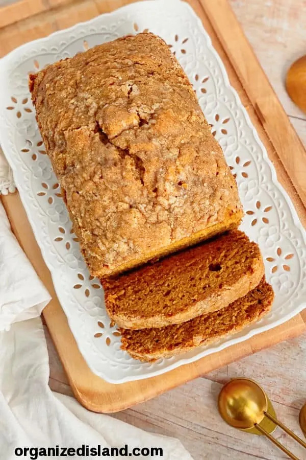 Homemade Pumpkin Bread Recipe