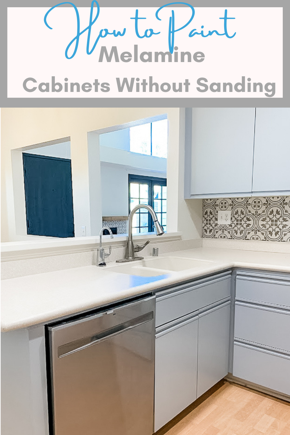 How to Paint Melamine Cabinets